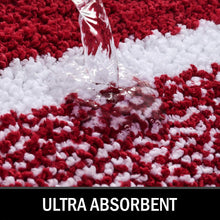 Load image into Gallery viewer, Bathroom Rug Mat, Ultra Soft and Water Absorbent Bath Rug, Bath Carpet, Machine Wash/Dry, for Tub, Shower, and Bath Room (Red)