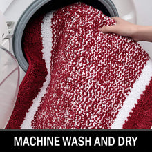 Load image into Gallery viewer, Bathroom Rug Mat, Ultra Soft and Water Absorbent Bath Rug, Bath Carpet, Machine Wash/Dry, for Tub, Shower, and Bath Room (Red)