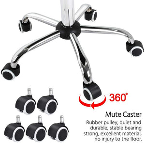 Desk Chair - Office Chair with Arms/Wheels for Teens/Students Swivel Faux Leather Home Computer Black