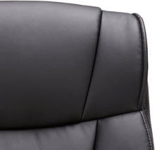 Load image into Gallery viewer, Ergonomic, Adjustable, Swivel Office Desk Chair with Armrest, Black Bonded Leather