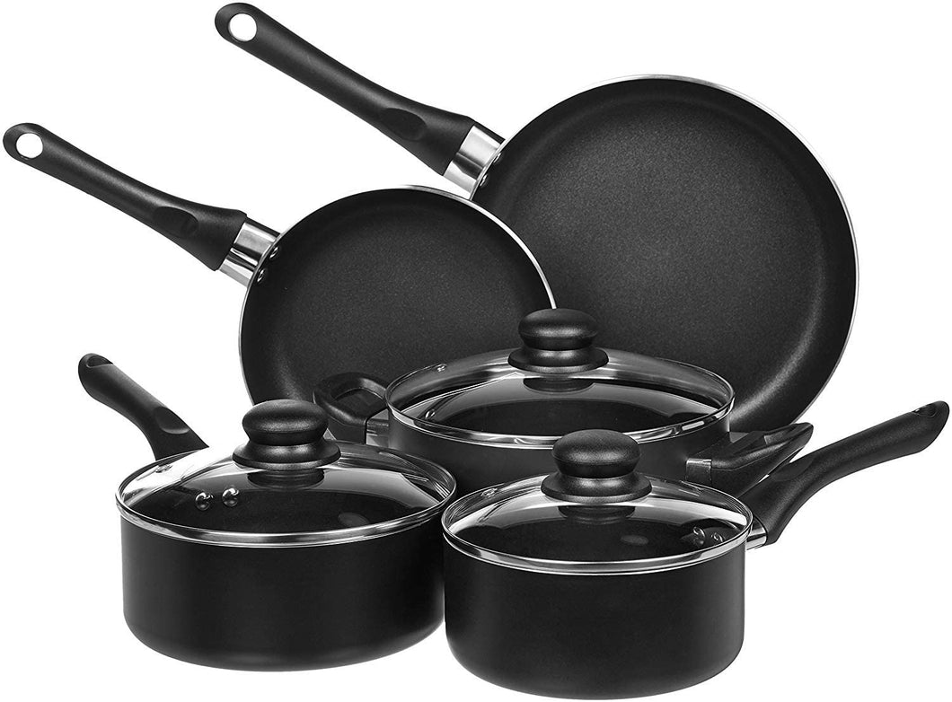 Kitchen & Dining Kitchen Cookware Sets Non-Stick Cookware Set, Pots and Pans - 8-Piece Set