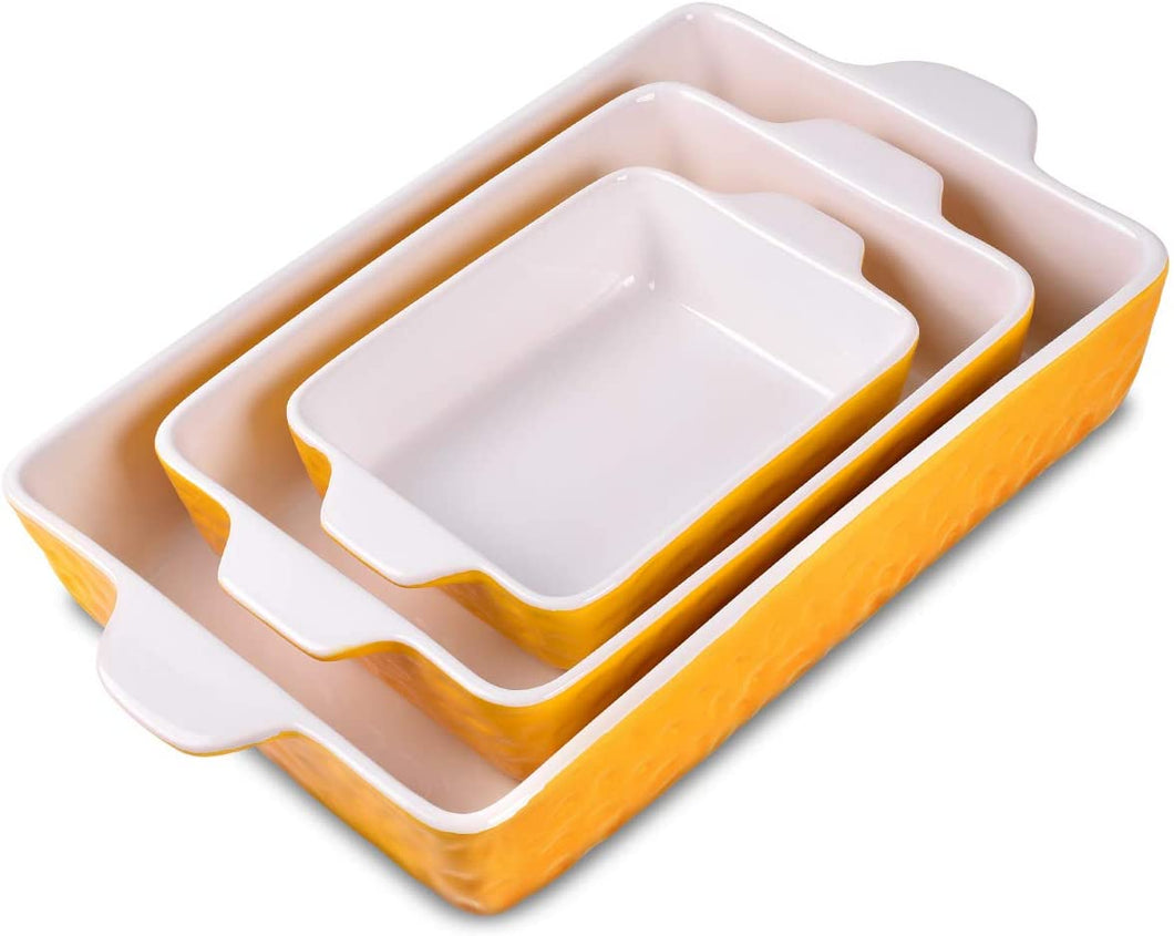 Casserole Dishes For Oven KOOV Bakeware Set, Ceramic Baking Dish