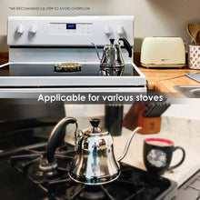 Load image into Gallery viewer, Tea Kettle for Stove Top Premium Gooseneck Kettle, Small Pour Over Coffee Kettle, Goose Neck Tea Pot Stovetop Teapot, Drip Hot Water Heater for Camping, Home &amp; Kitchen, Stainless Steel, Silver