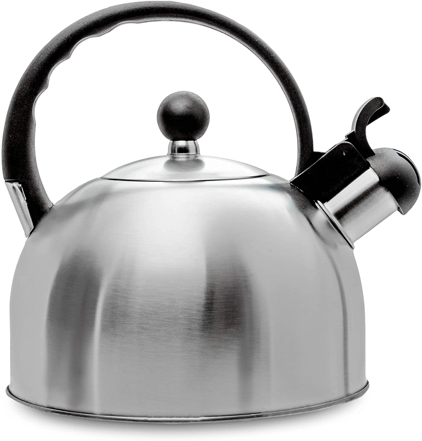 Creative Home 2.5 Quarts Stainless Steel Whistling Stovetop Tea Kettle