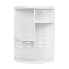 Load image into Gallery viewer, 360 Makeup Organizer, DIY Detachable Spinning Cosmetic Makeup Caddy Storage DIsplay Bag Case Large Capacity Makeup Box Acrylic Vanity Organizer Box, Great for Countertop and Bathroom, White
