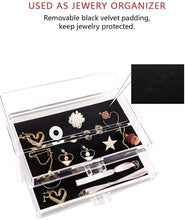 Load image into Gallery viewer, Makeup Organizer 4 Pieces Acrylic Jewelry and Cosmetic Storage Display Boxes with 9 Drawers