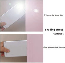 Load image into Gallery viewer, Bedroom Full Blackout Curtain Panels, Super Thick Insulated Grommet Drapes, Double-Layer Blackout Draperies with Black Liner for Small Window Set of 2 Panels Lavender Pink