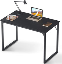 Load image into Gallery viewer, Computer Small Student School Writing Desk 31 inch,Work Home Office Desk for Small Space, Study Kids Black Desk