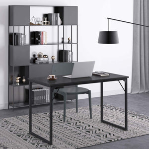 Computer Small Student School Writing Desk 31 inch,Work Home Office Desk for Small Space, Study Kids Black Desk