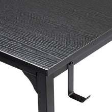 Load image into Gallery viewer, Computer Desk 32&quot; Study Writing Table for Home Office, Modern Simple Style PC Desk, Black Metal Frame, Black