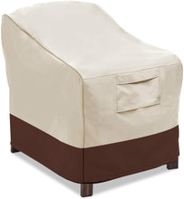 Load image into Gallery viewer, Vailge Patio Chair Covers, Lounge Deep Seat Cover, Heavy Duty and Waterproof Outdoor Lawn Patio Furniture Covers (Beige &amp; Brown)