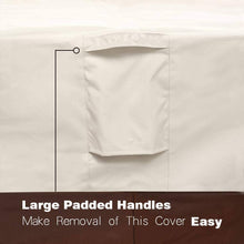 Load image into Gallery viewer, Vailge Patio Chair Covers, Lounge Deep Seat Cover, Heavy Duty and Waterproof Outdoor Lawn Patio Furniture Covers (Beige &amp; Brown)