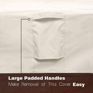 Vailge Patio Chair Covers, Lounge Deep Seat Cover, Heavy Duty and Waterproof Outdoor Lawn Patio Furniture Covers (Beige & Brown)
