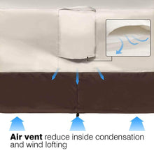 Load image into Gallery viewer, Vailge Patio Chair Covers, Lounge Deep Seat Cover, Heavy Duty and Waterproof Outdoor Lawn Patio Furniture Covers (Beige &amp; Brown)