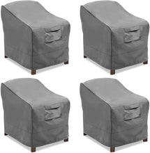 Load image into Gallery viewer, Vailge Patio Chair Covers, Lounge Deep Seat Cover, Heavy Duty and Waterproof Outdoor Lawn Patio Furniture Covers (Grey)