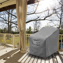 Load image into Gallery viewer, Vailge Patio Chair Covers, Lounge Deep Seat Cover, Heavy Duty and Waterproof Outdoor Lawn Patio Furniture Covers (Grey)