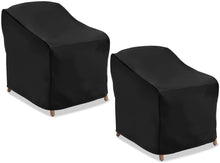 Load image into Gallery viewer, Patio Chair Covers, 2 Pack Lounge Deep Seat Cover, 38&#39;&#39;Lx31&#39;&#39;Dx29&#39;&#39;H, 600D Waterproof and Heavy Duty Outdoor Furniture Covers