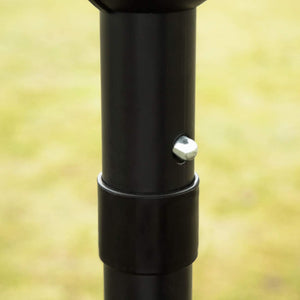 Patio, Lawn & Garden 9' Patio Umbrella Outdoor Table Umbrella with 8 Sturdy Ribs (Black and White)