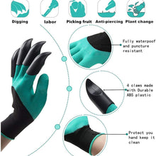 Load image into Gallery viewer, Garden Genie Gloves, Waterproof Garden Gloves with Claw For Digging Planting, Best Gardening Gifts for Women and Men. (Green)