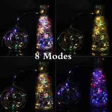 Load image into Gallery viewer, Outdoor Solar String Lights, 2 Pack 33 Feet 100 Led Solar Fairy Lights Waterproof Decoration Copper Wire Lights with 8 Modes for Indoor Outdoor Patio Yard Trees Party Decor(Multicolor)