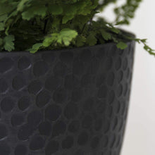 Load image into Gallery viewer, Outdoor Indoor Planters Flower Pots - 9.4 Inch Planter Pot Containers, Plant Pots, Black, Honeycomb