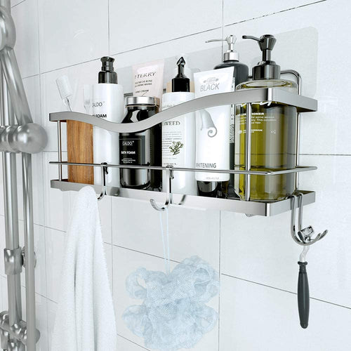 TreeLen Shower Caddy Over Shower Head Hanging Bathroom Caddy for Shower  Organizer 4 Hooks Shampoo Holder-Bronze - Yahoo Shopping