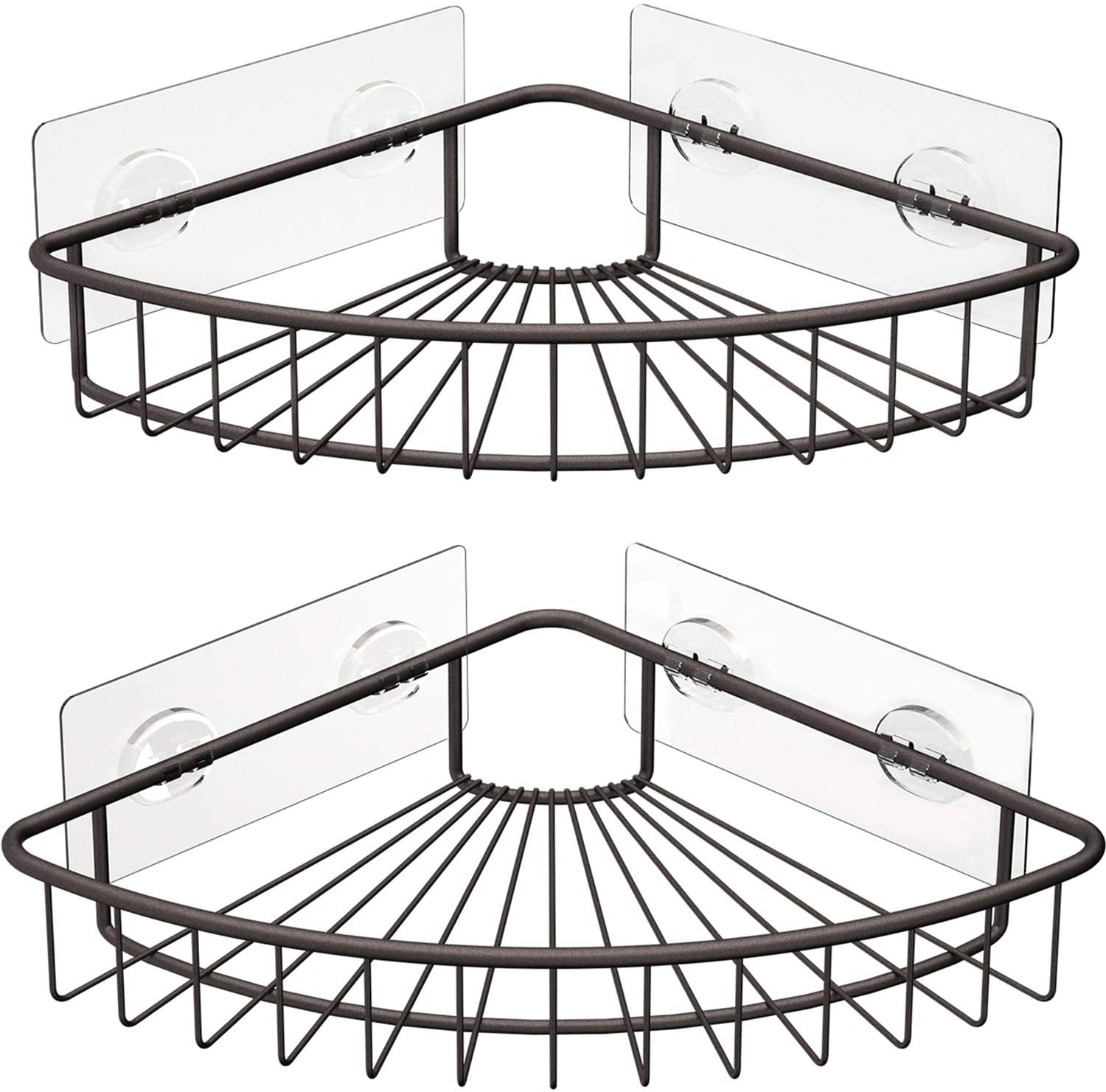 2-Pack Corner Shower Caddy, SUS304 Stainless Steel, Wall Mounted
