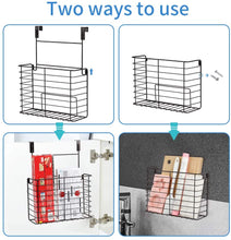 Load image into Gallery viewer, 2PK- Kitchen Cabinet Organizer for Cutting Boards Over The Cabinet Organizer Wall Door Mount Foil Holders Rack for Kitchen Bathroom Pantry-Bronze