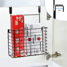 Load image into Gallery viewer, 2PK- Kitchen Cabinet Organizer for Cutting Boards Over The Cabinet Organizer Wall Door Mount Foil Holders Rack for Kitchen Bathroom Pantry-Bronze
