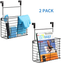 Load image into Gallery viewer, 2PK- Kitchen Cabinet Organizer for Cutting Boards Over The Cabinet Organizer Wall Door Mount Foil Holders Rack for Kitchen Bathroom Pantry-Bronze