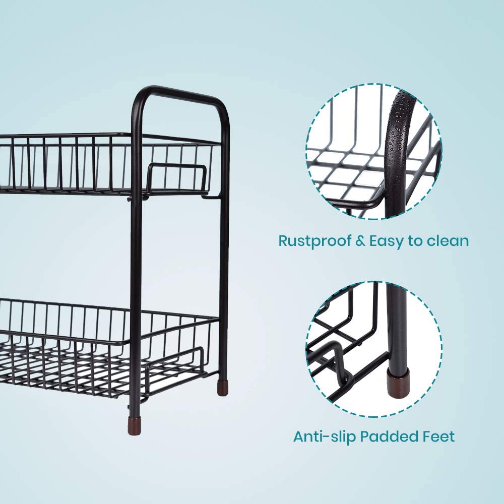2/3 tier Spice Rack Organizer For Countertop Kitchen - Temu