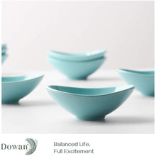 Load image into Gallery viewer, Ceramic Dip Bowls Set, 3 Oz Porcelain Teal Dipping Sauce Bowls/Dishes for Tomato Sauce, Soy, BBQ and other Party Dinner - Chip and Serving Bowls Set - Set of 8
