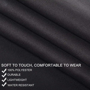 Adjustable Bib Aprons, Water Oil Stain Resistant Black Kitchen Chef Cooking Aprons with Pockets for Men Women (2 Pack)