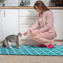 Load image into Gallery viewer, Kitchen Mat [2 PCS] Cushioned Anti-Fatigue Kitchen Rug, Waterproof Non-Slip Kitchen Mats and Rugs Heavy Duty PVC Ergonomic Comfort Standing Foam Mat for Kitchen, Floor Home, Office, Sink, Laundry