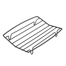 Load image into Gallery viewer, TreeLen Roasting Rack for Roasting Pan,Baking Rack for Cooking, Roasting, Cooling and Grilling,V Shape Non-Stick Wire Rack,10×8 inches Black